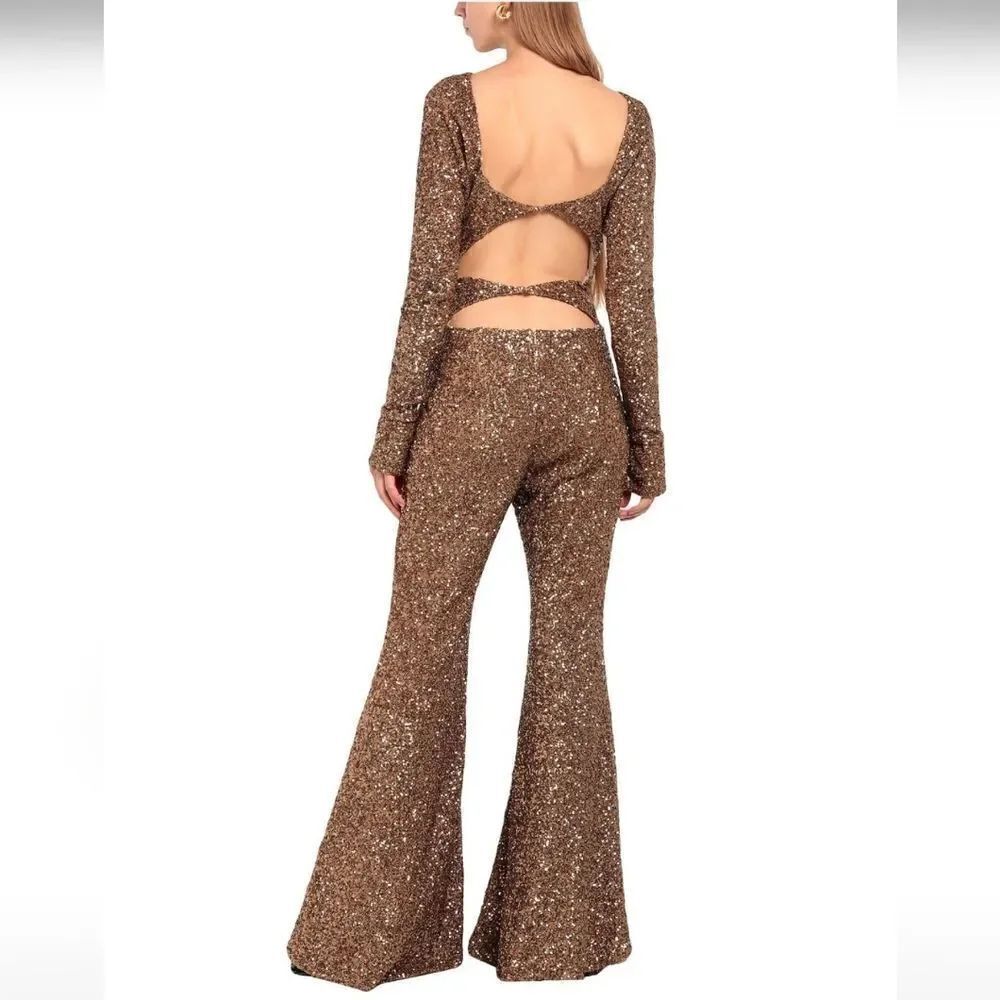AMEN sequin Jumpsuit size 4 S - Picture 2 of 16